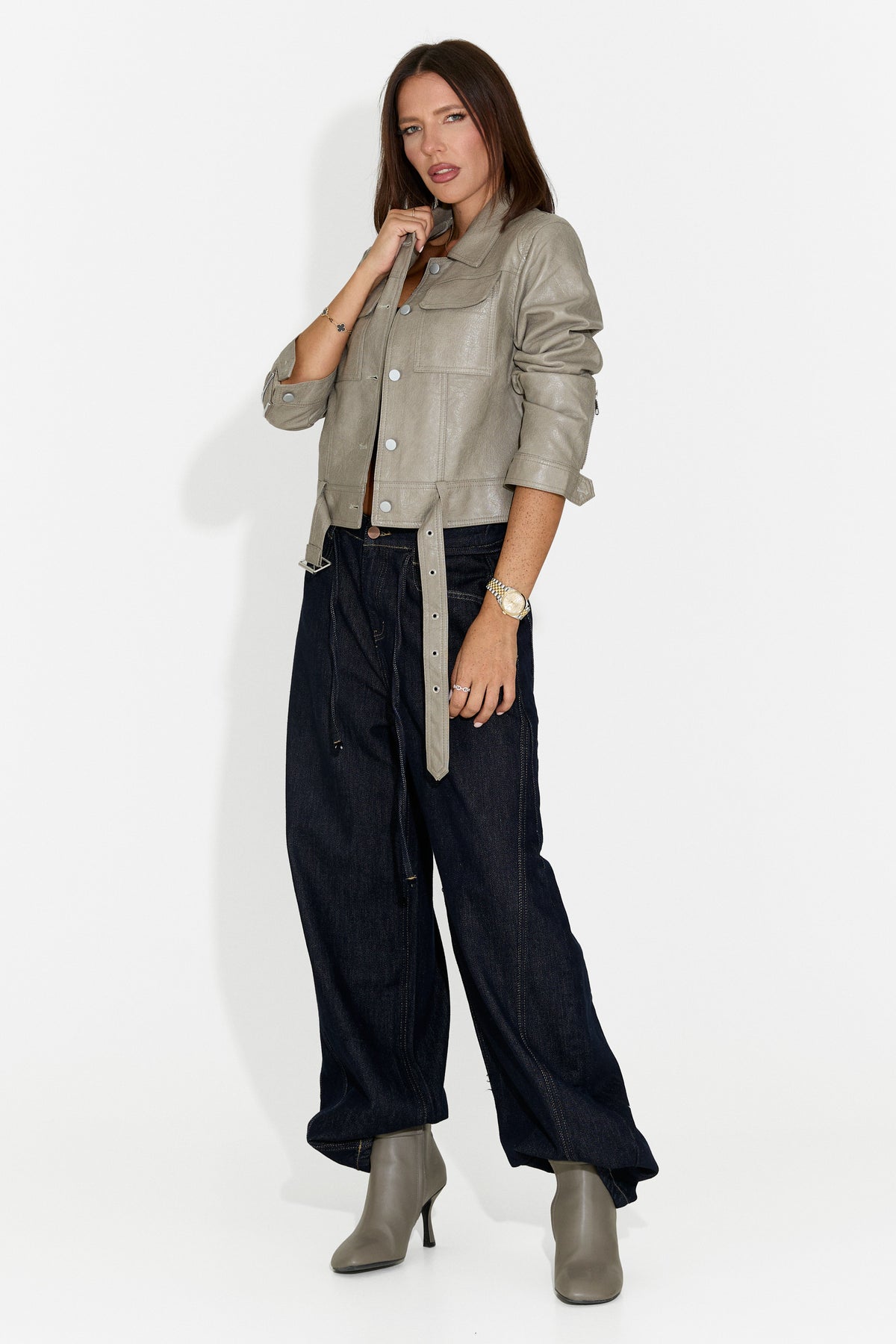Jeans da donna casual blu navy Lneyoria Bogas