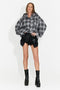 Shorts di jeans da donna neri Asusa Bogas