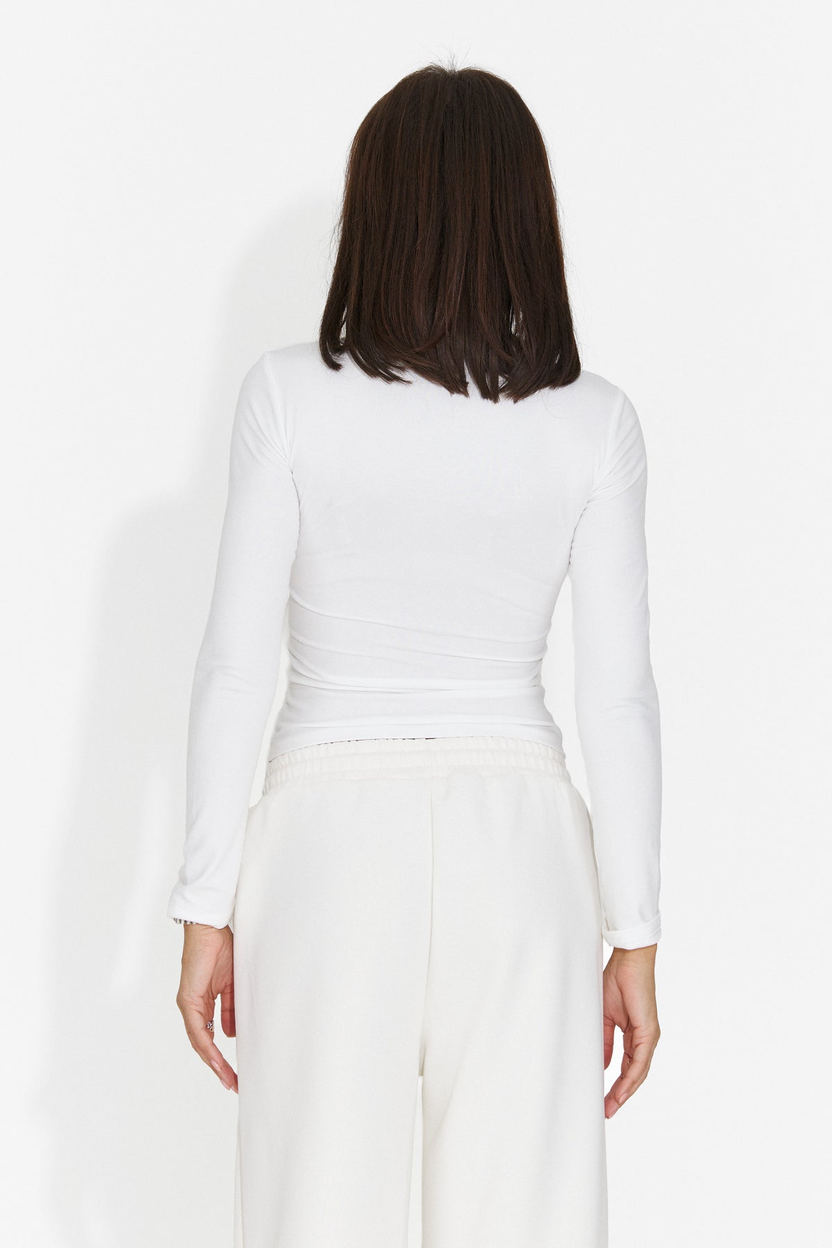 Bluza casual alba Genuelia Bogas