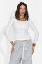 Bluza casual alba Hyznira Bogas