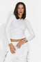 Bluza casual alba Jydaora Bogas