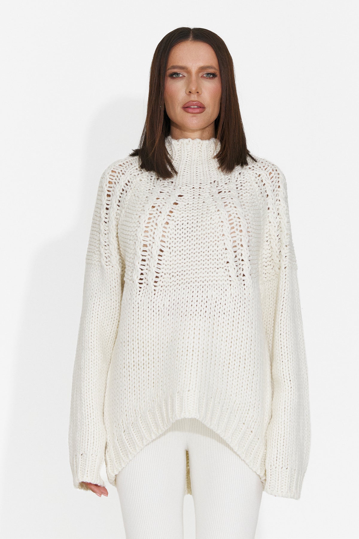 Bluza casual alba Ziroeova Bogas