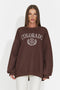 Bluza casual maro Valuvaila Bogas