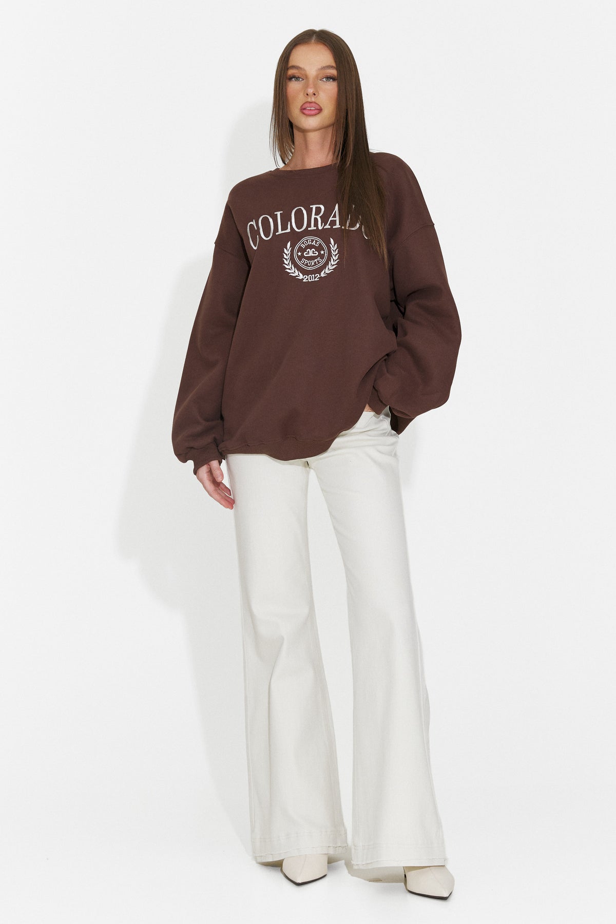 Bluza casual maro Valuvaila Bogas
