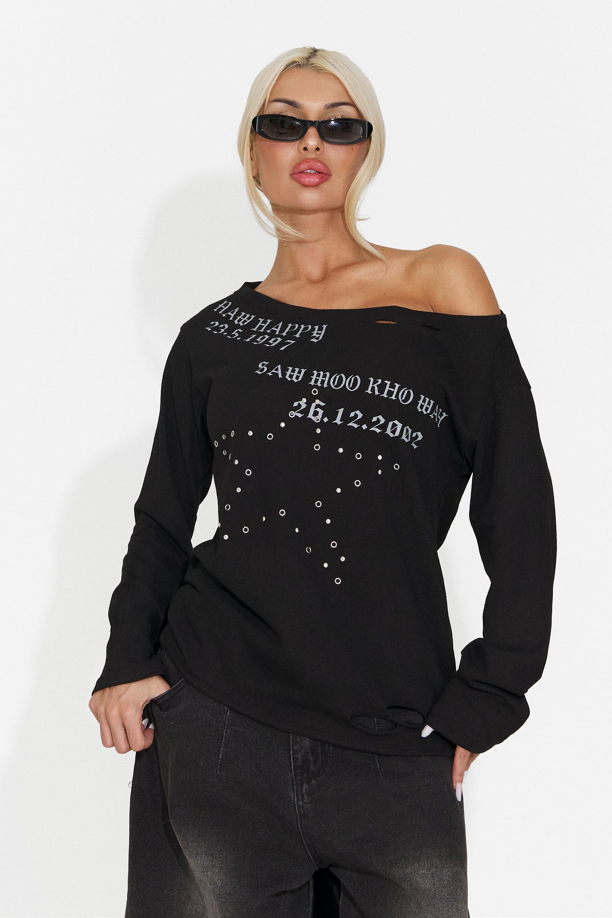 Bluza casual neagra Hosioesia Bogas