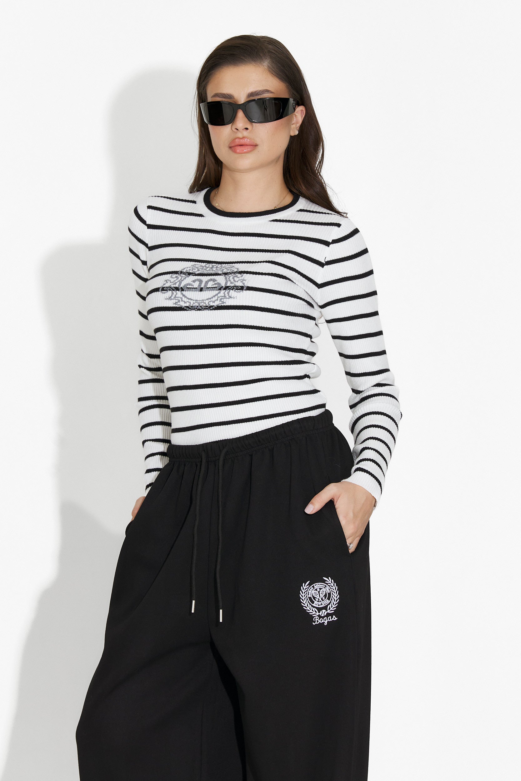 Blusa Casual Bianca da Donna di Yoana Bogas