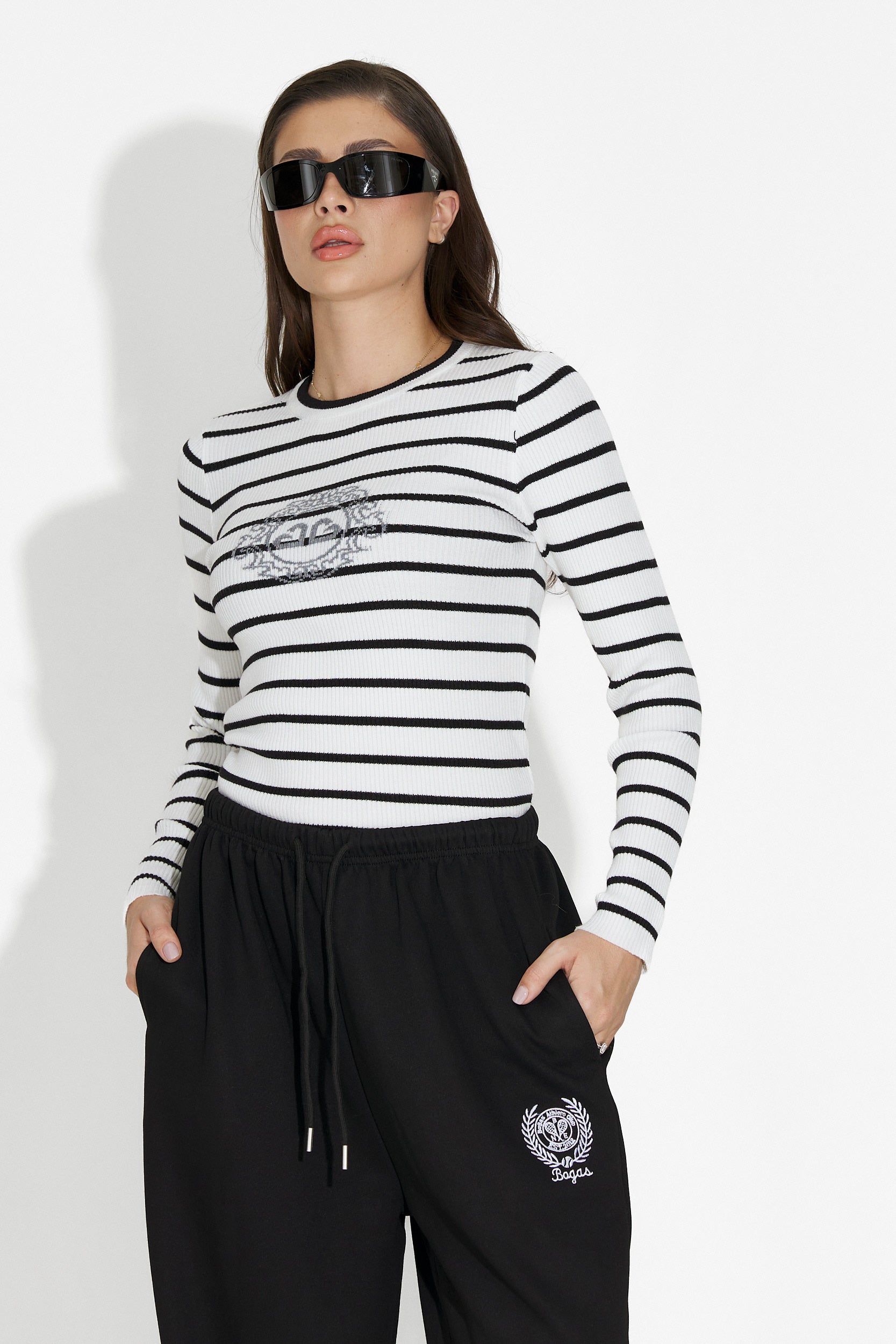 Blusa Casual Bianca da Donna di Yoana Bogas