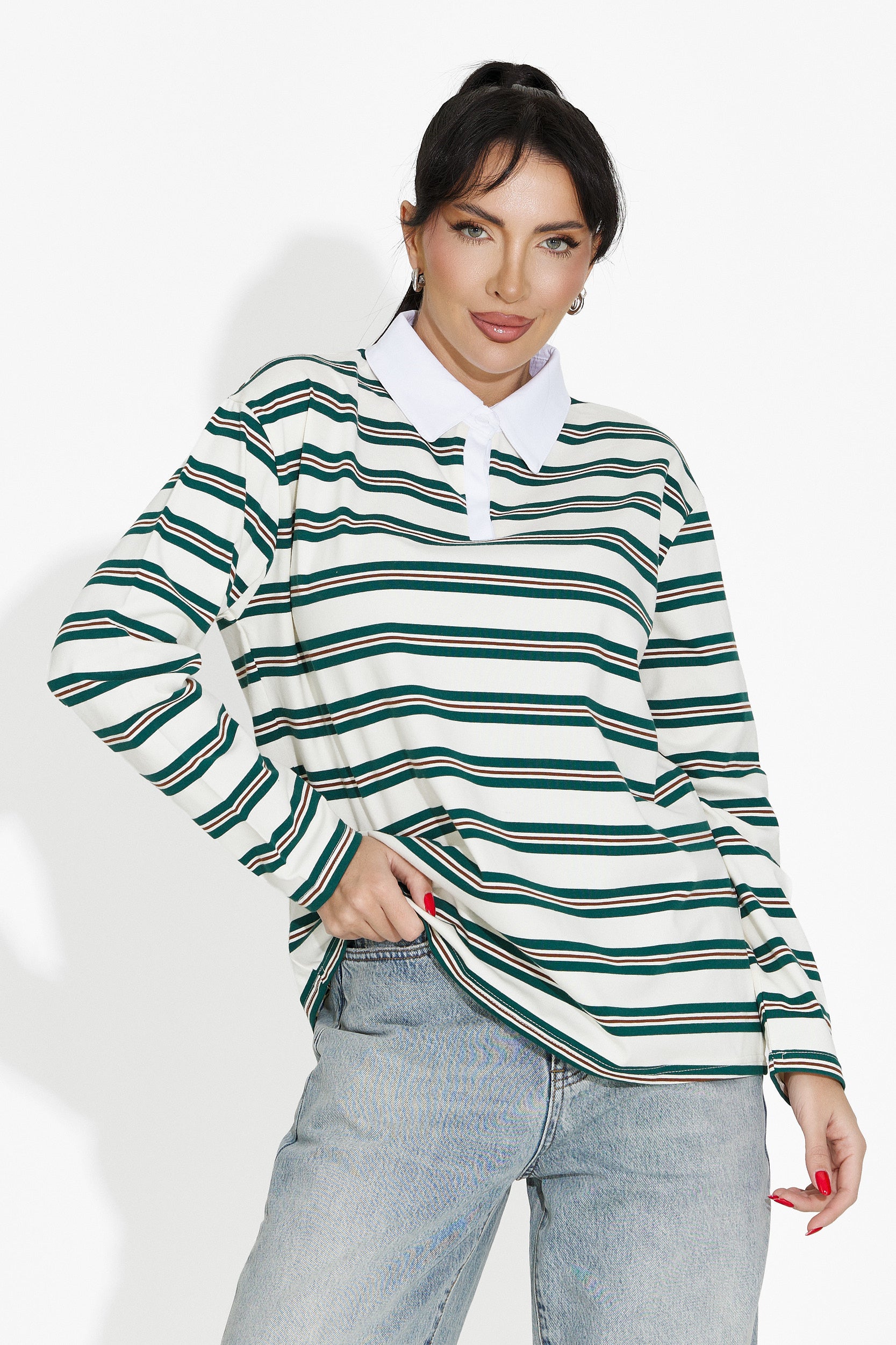 Blusa casual da donna beige Paloma Bogas