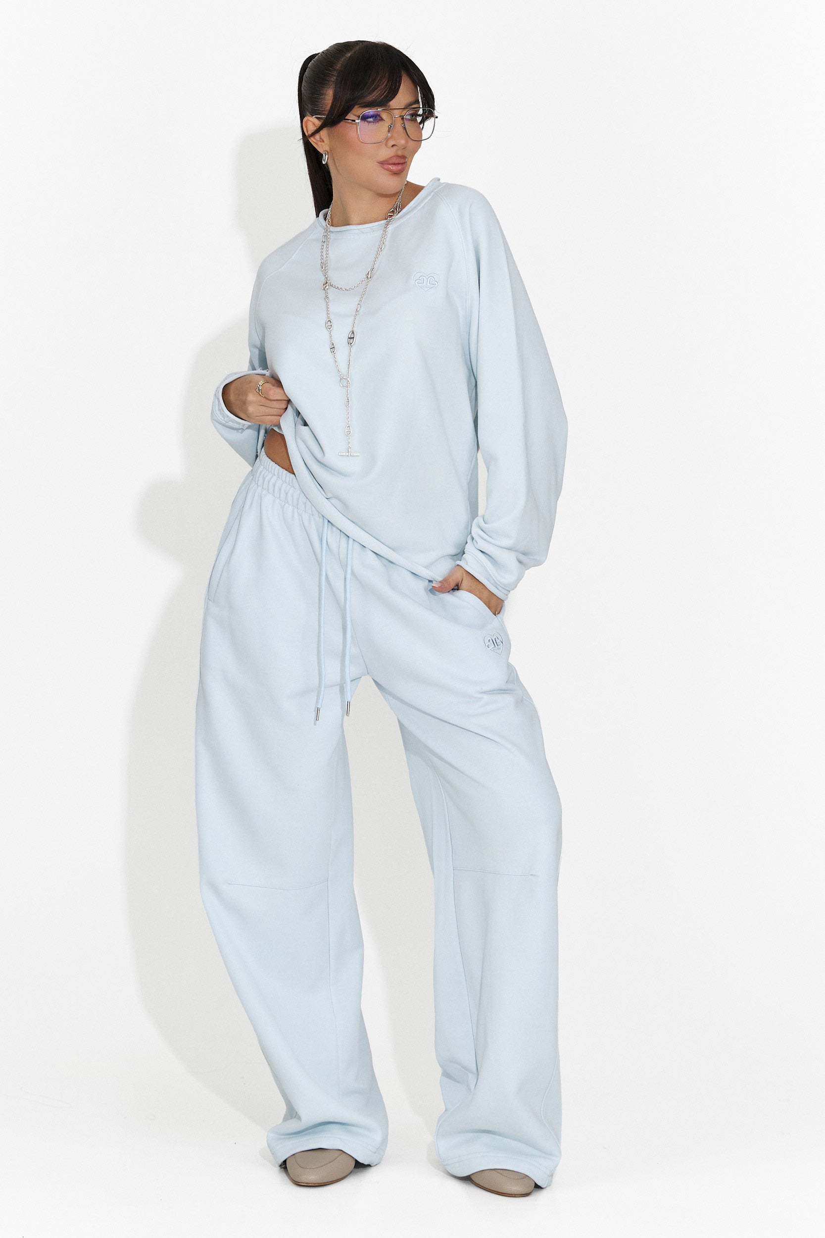 Camicetta blu casual da donna Kapia Bogas