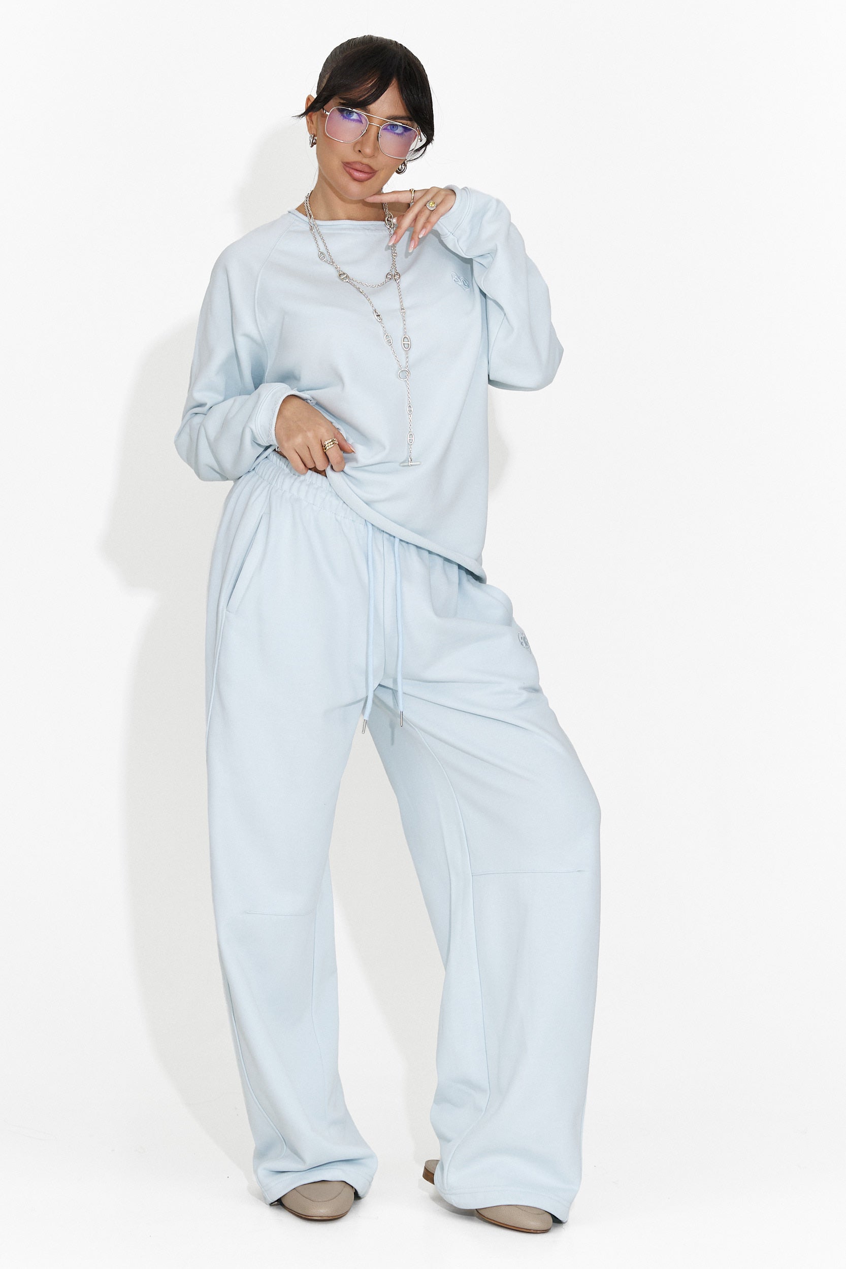 Camicetta blu casual da donna Kapia Bogas