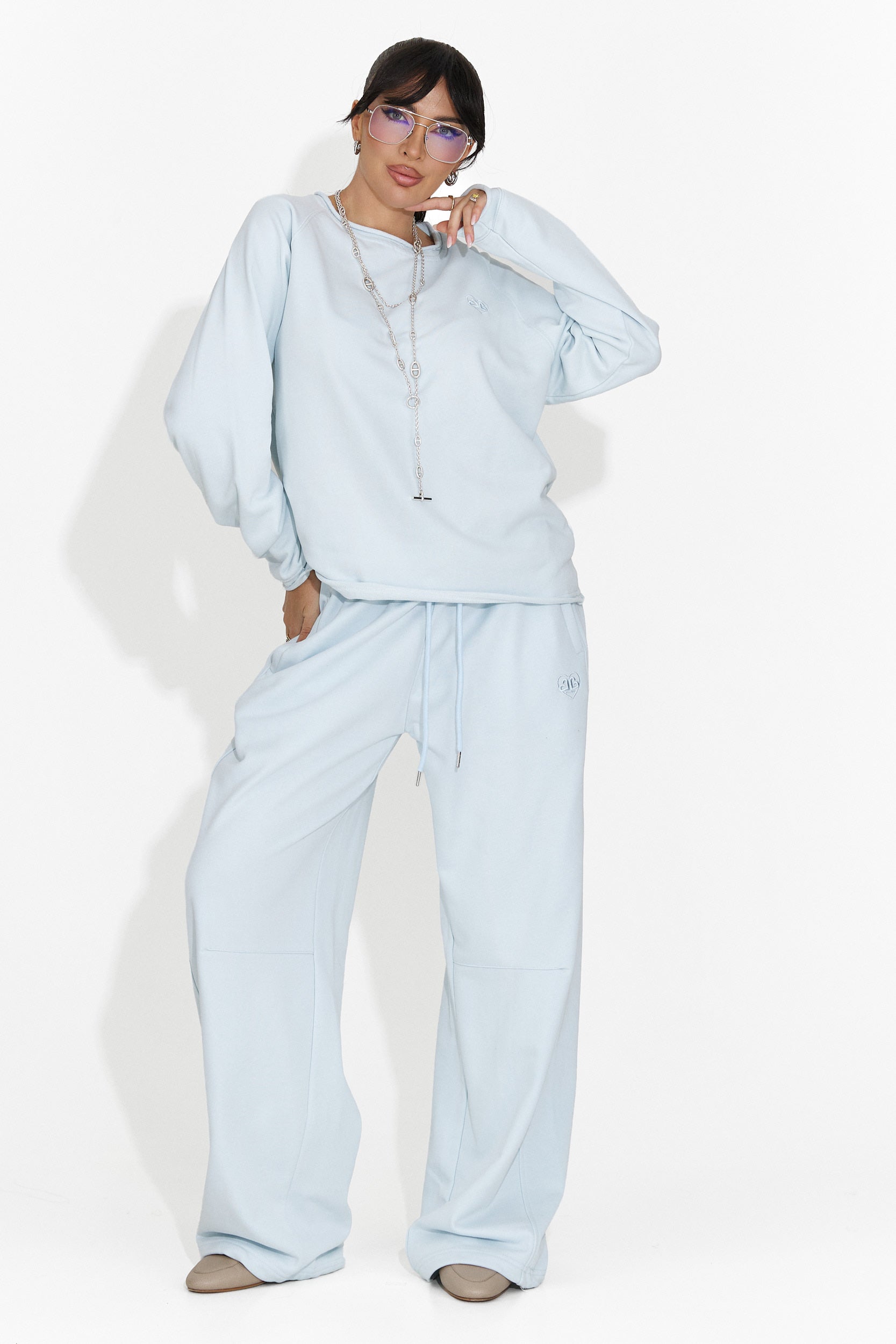 Camicetta blu casual da donna Kapia Bogas