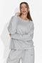 Camicetta grigia casual da donna Kapia Bogas