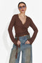 Camicetta Marrone Casual da Donna di Zaneta Bogas