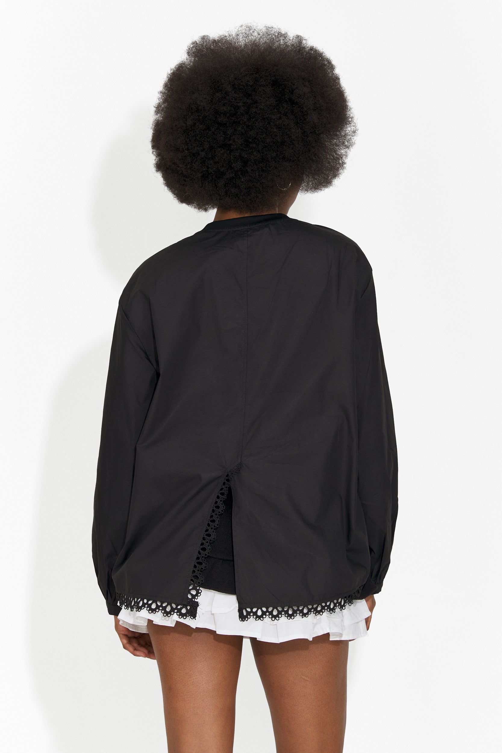 Blusa Casual Nera da Donna di Sheiva Bogas