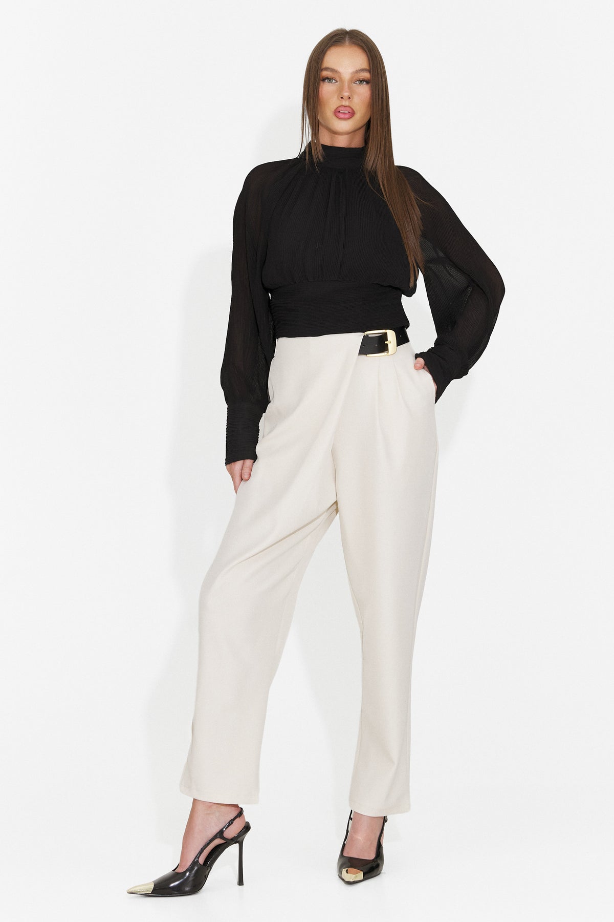 Bluza eleganta neagra Zvauiza Bogas