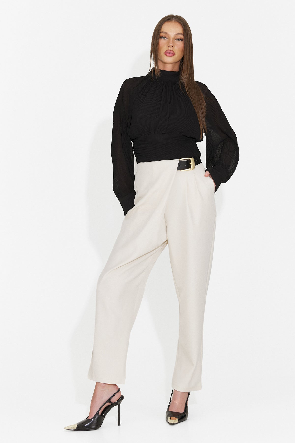 Bluza eleganta neagra Zvauiza Bogas