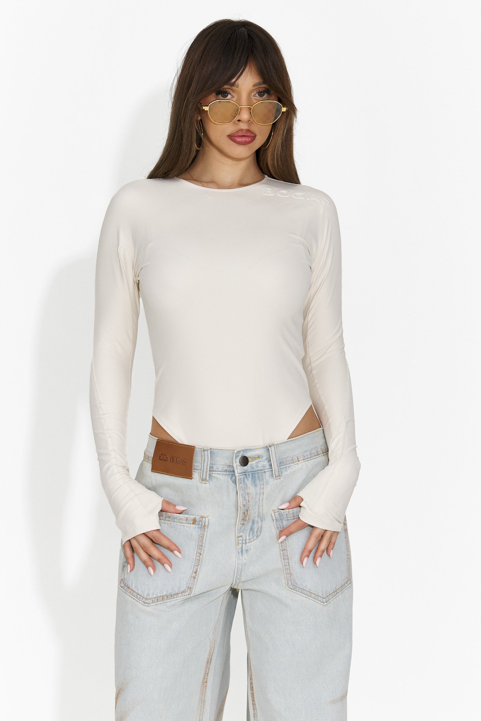 Elegante Body da Donna in Crema di Mioala Bogas