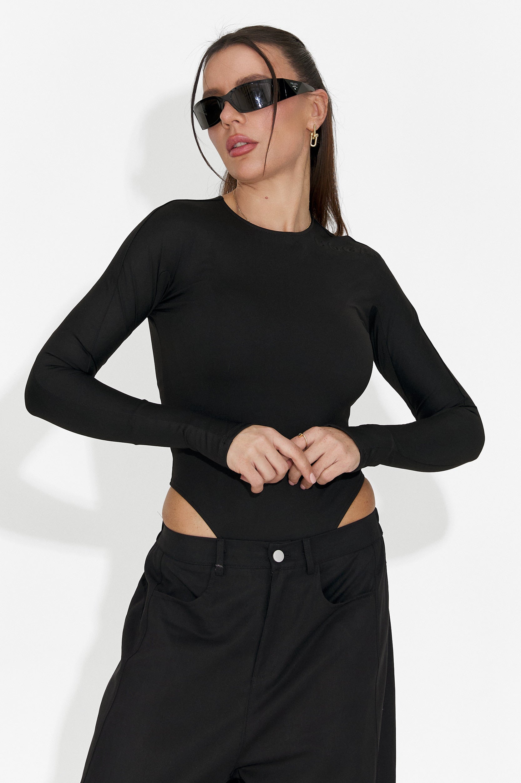 Elegante Body Nero da Donna di Mioala Bogas