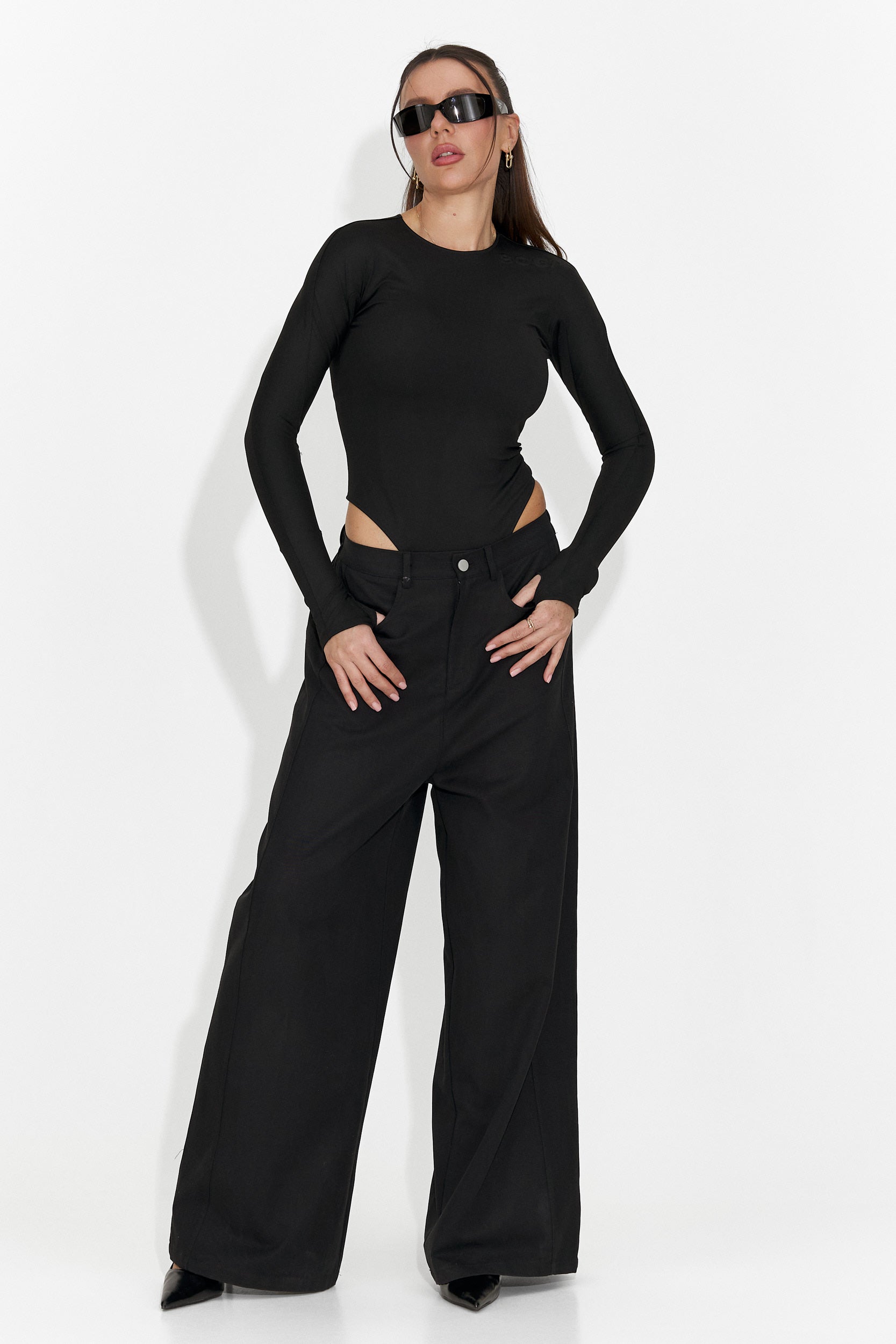 Elegante Body Nero da Donna di Mioala Bogas