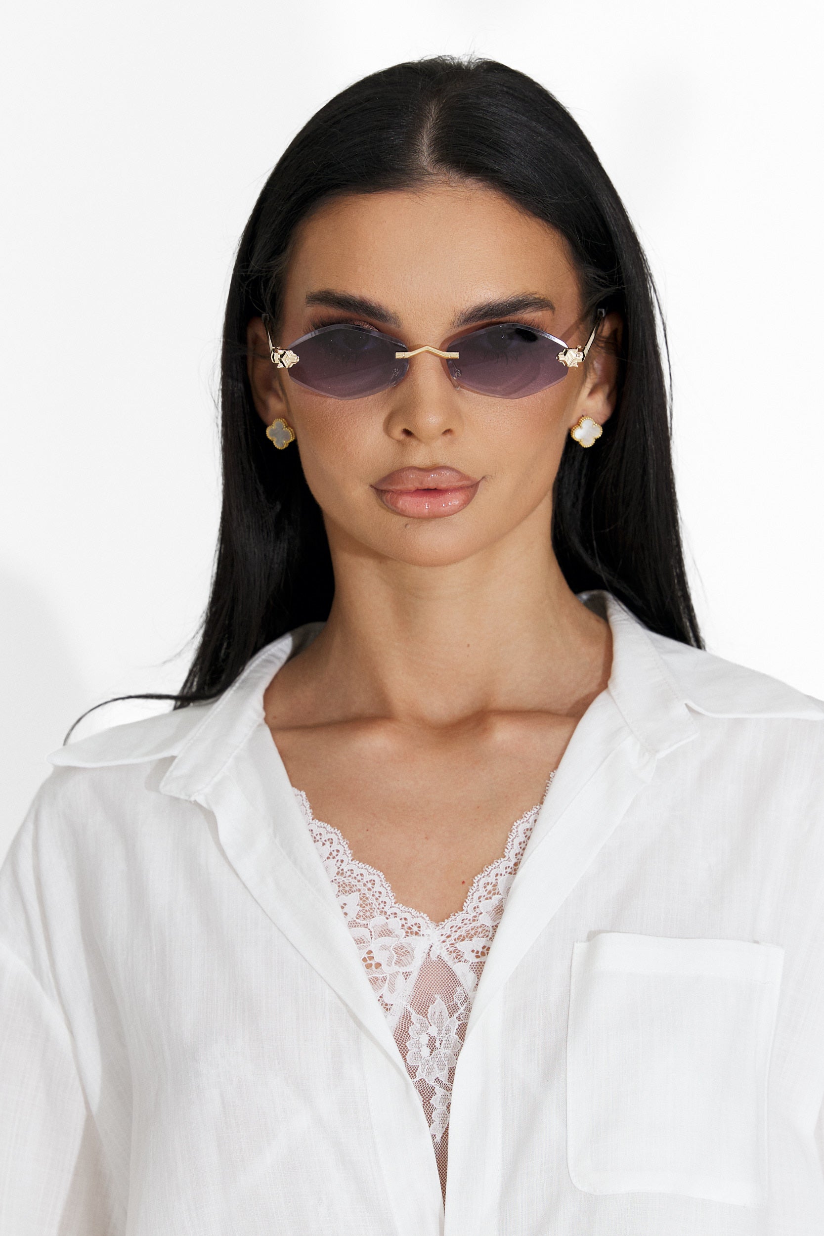 Ochelari dama de soare mov Veronika Bogas