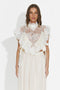 Top donna elegante beige Abraham Bogas