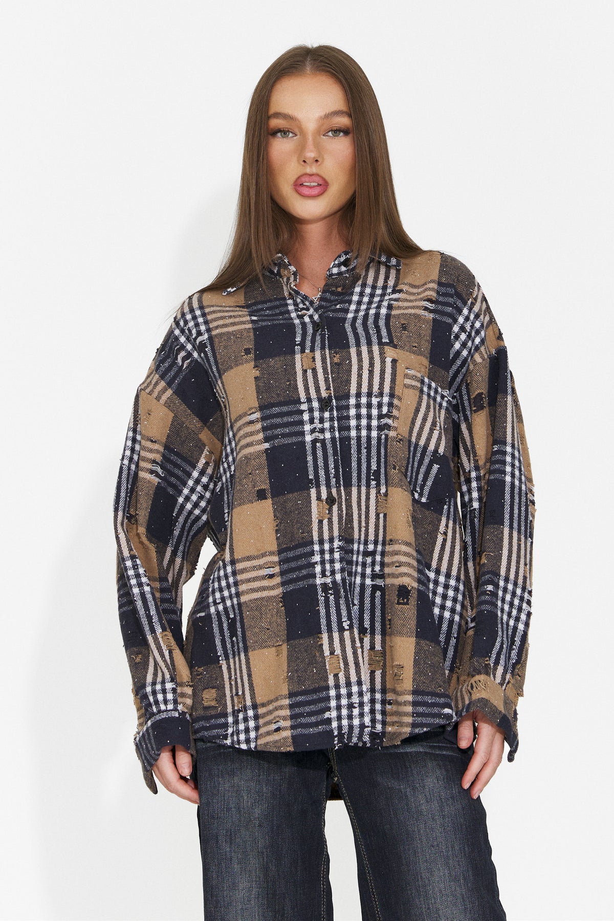 Camasa casual bleumarin Chivaeza Bogas