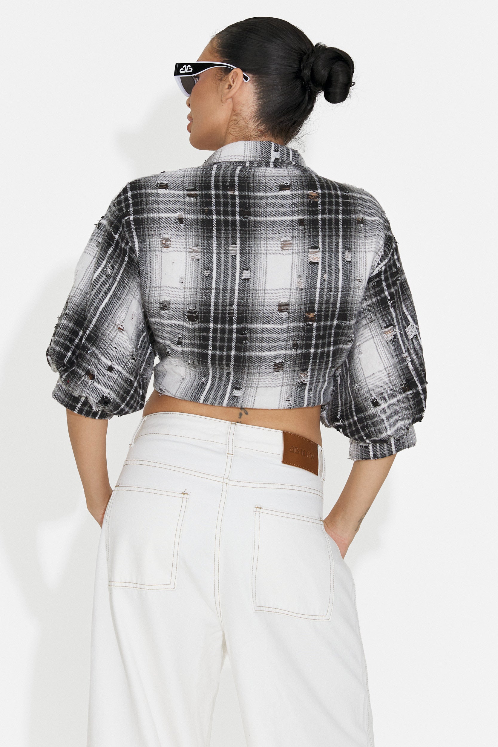Camicia Casual Bianca da Donna di Daciana Bogas