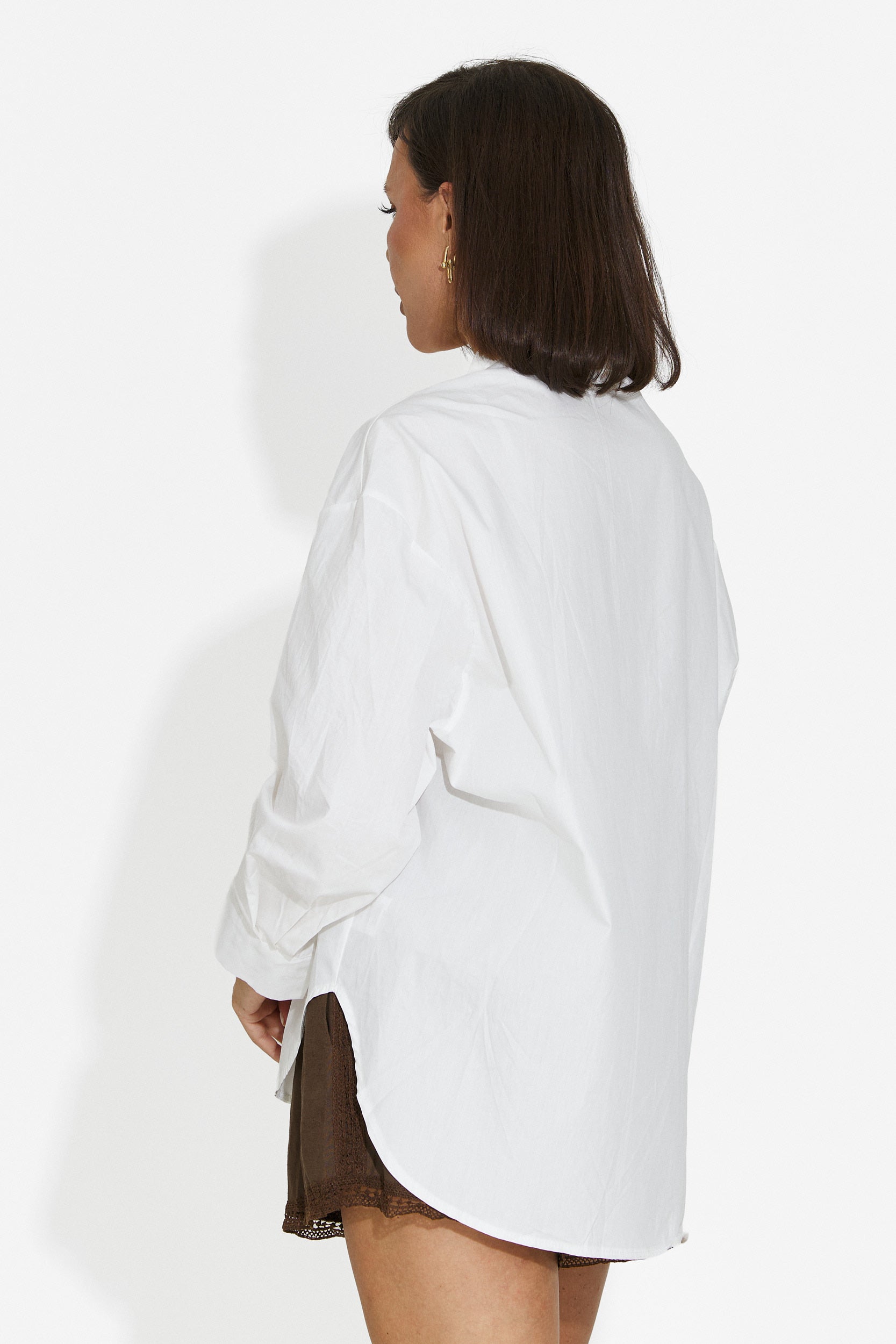 Camicia donna casual bianca Delany Bogas