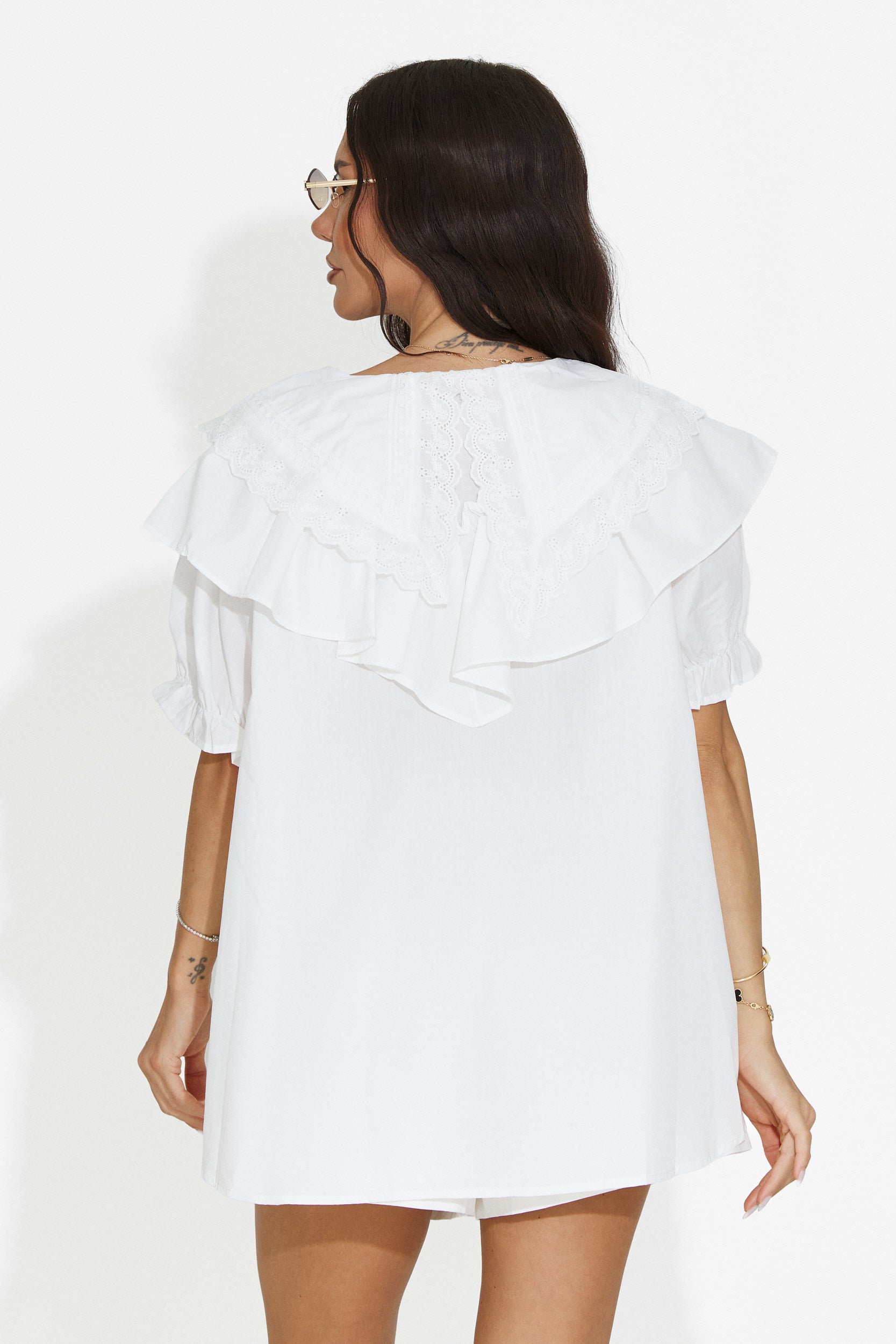 Camicia casual da donna bianca Karlasia Bogas