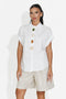 Camicia donna casual bianca Nazmia Bogas