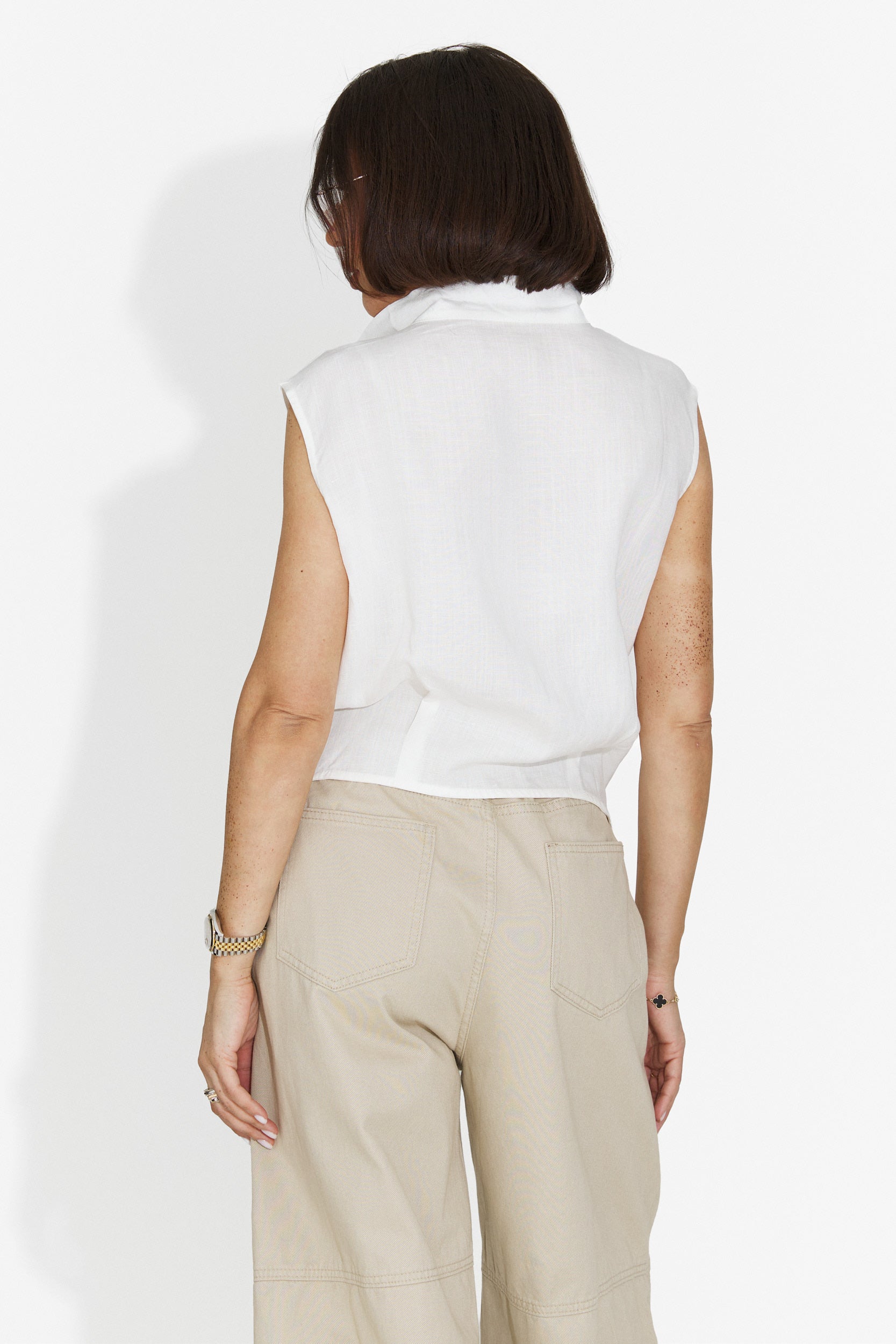 Camasa dama casual alba Notario Bogas