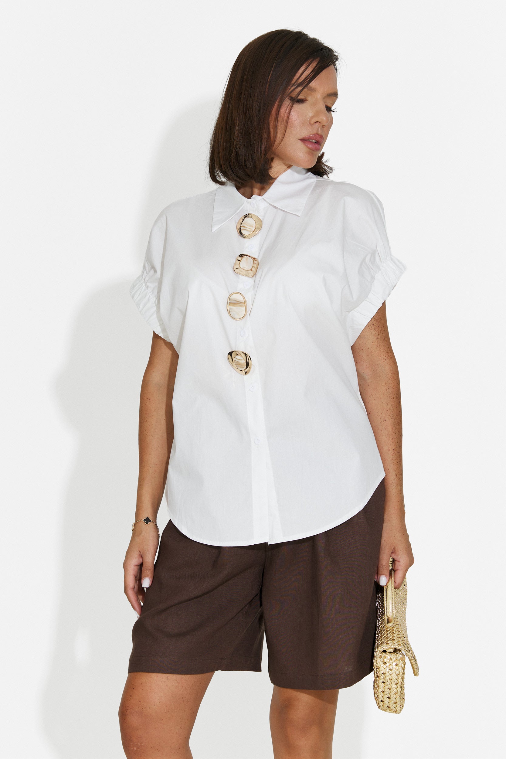 Camicia donna casual bianca Odeneia Bogas