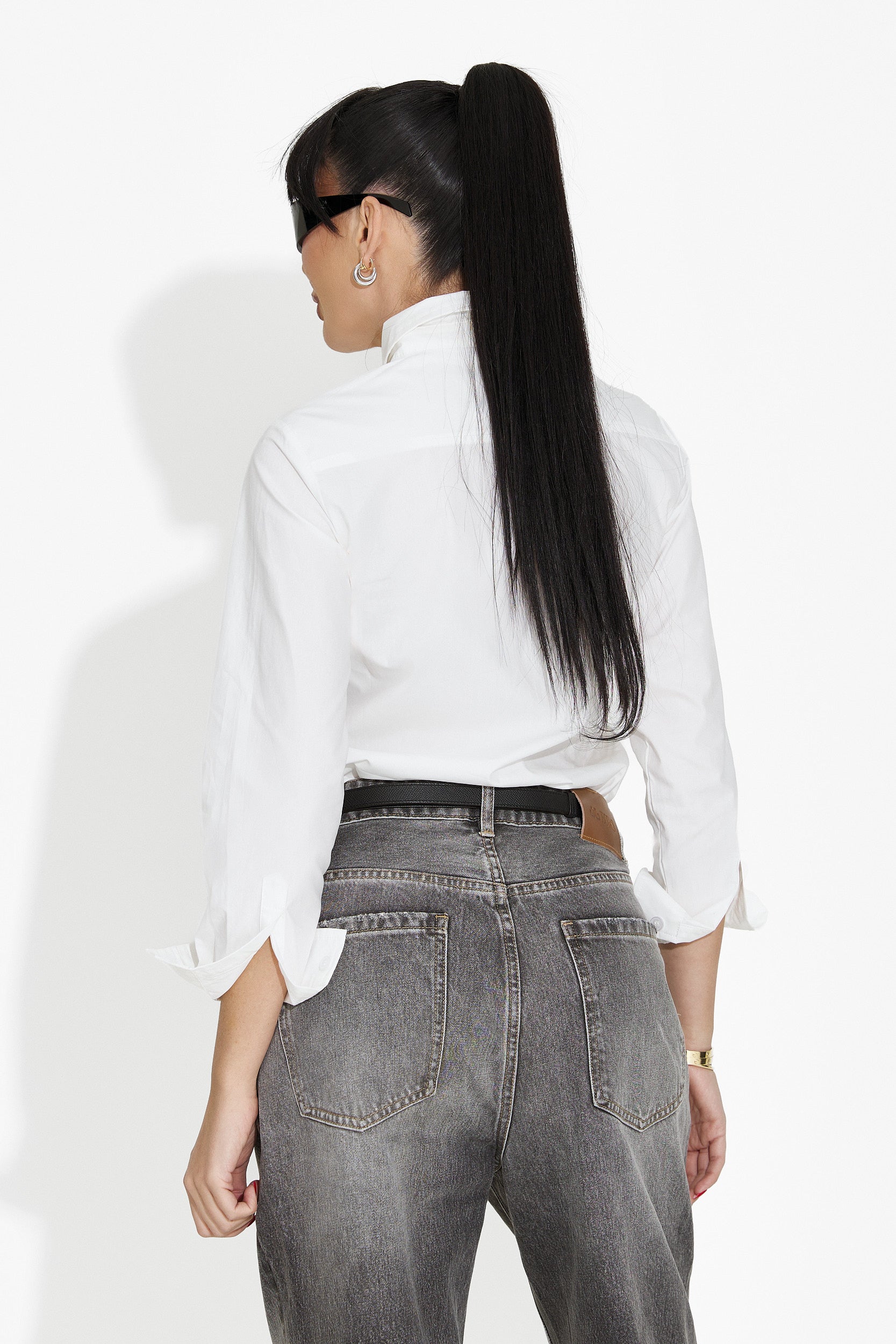 Camicia Bianca Casual da Donna di Rochele Bogas