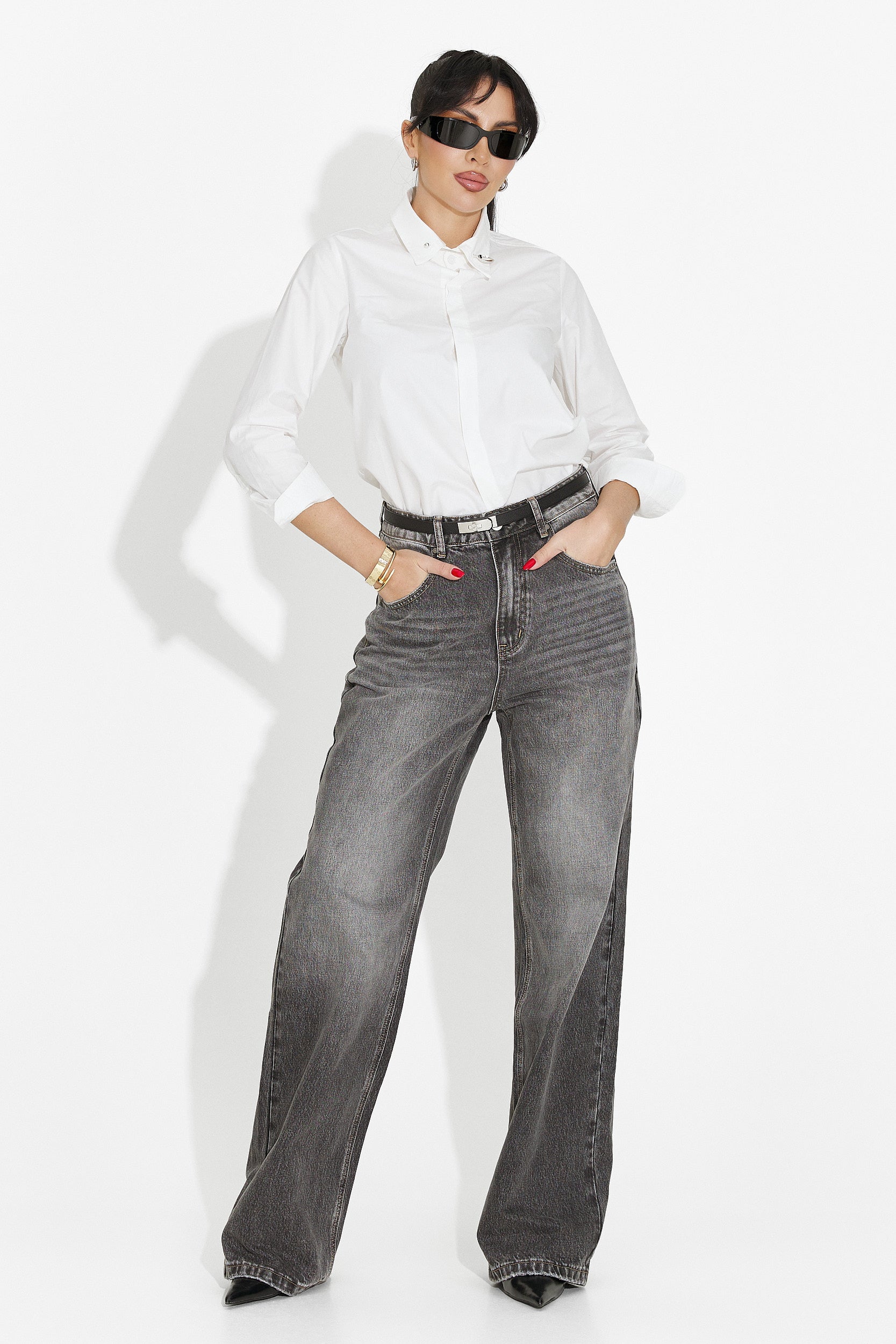 Camicia Bianca Casual da Donna di Rochele Bogas