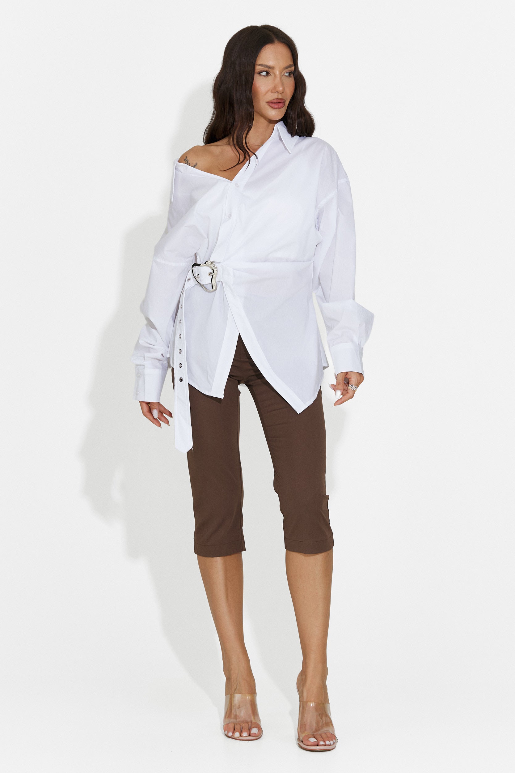 Camicia donna casual bianca Zunaria Bogas