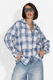 Camicia Casual Blu da Donna Adelyma Bogas