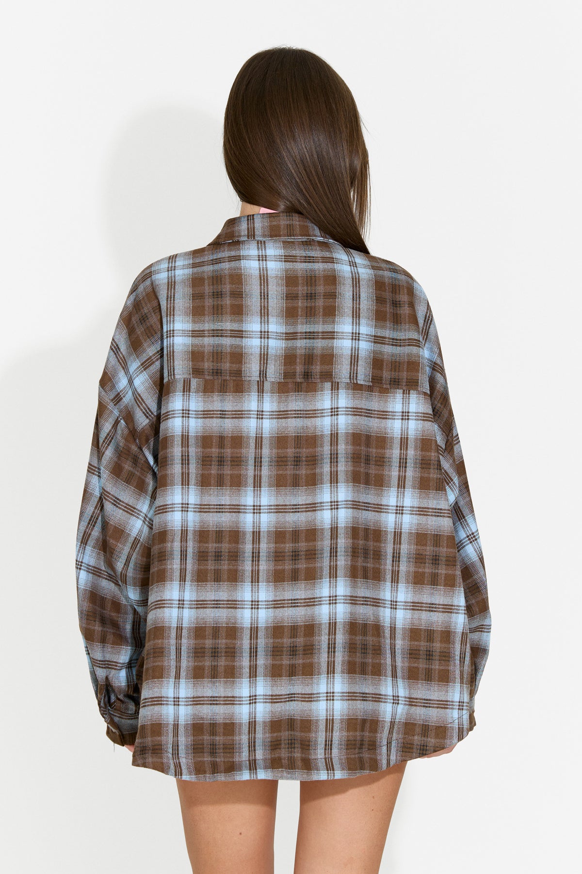 Camicia da donna casual azzurra Drafts Bogas