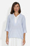Camicia casual da donna azzurro Esperia Bogas