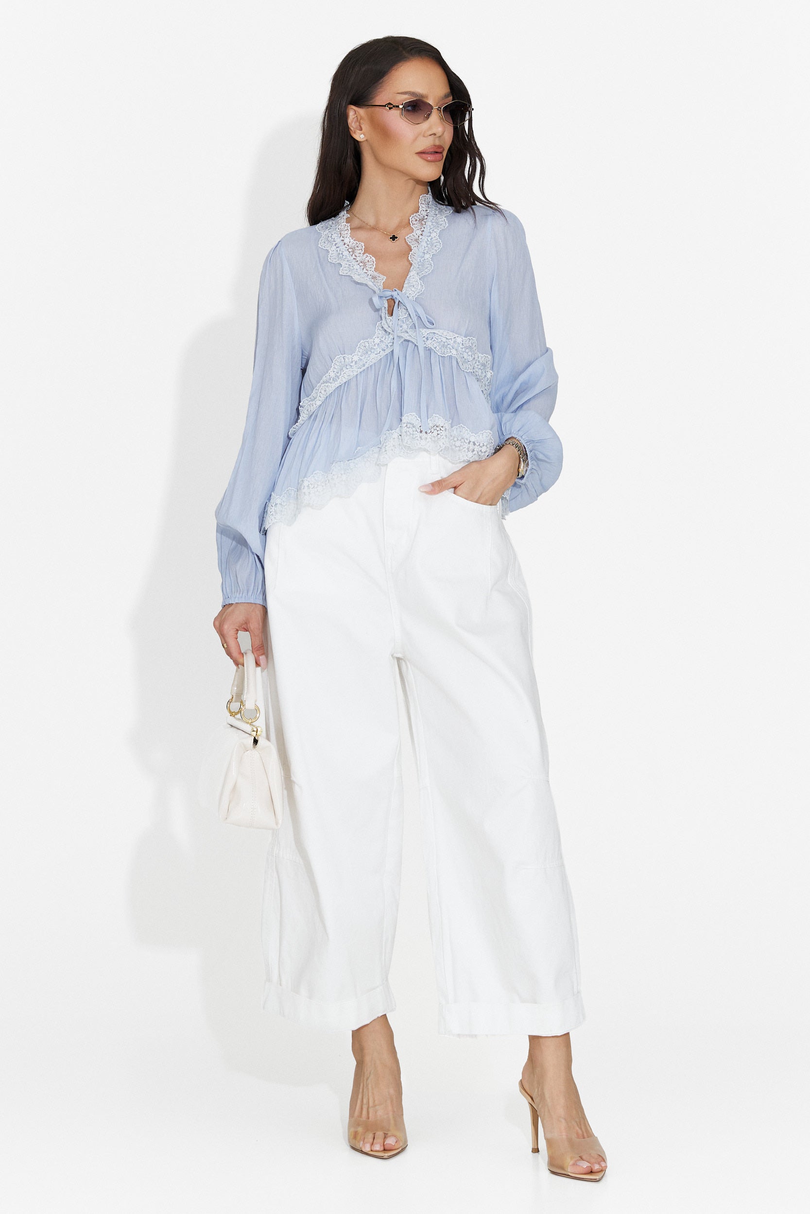 Camasa dama casual bleu Seliona Bogas