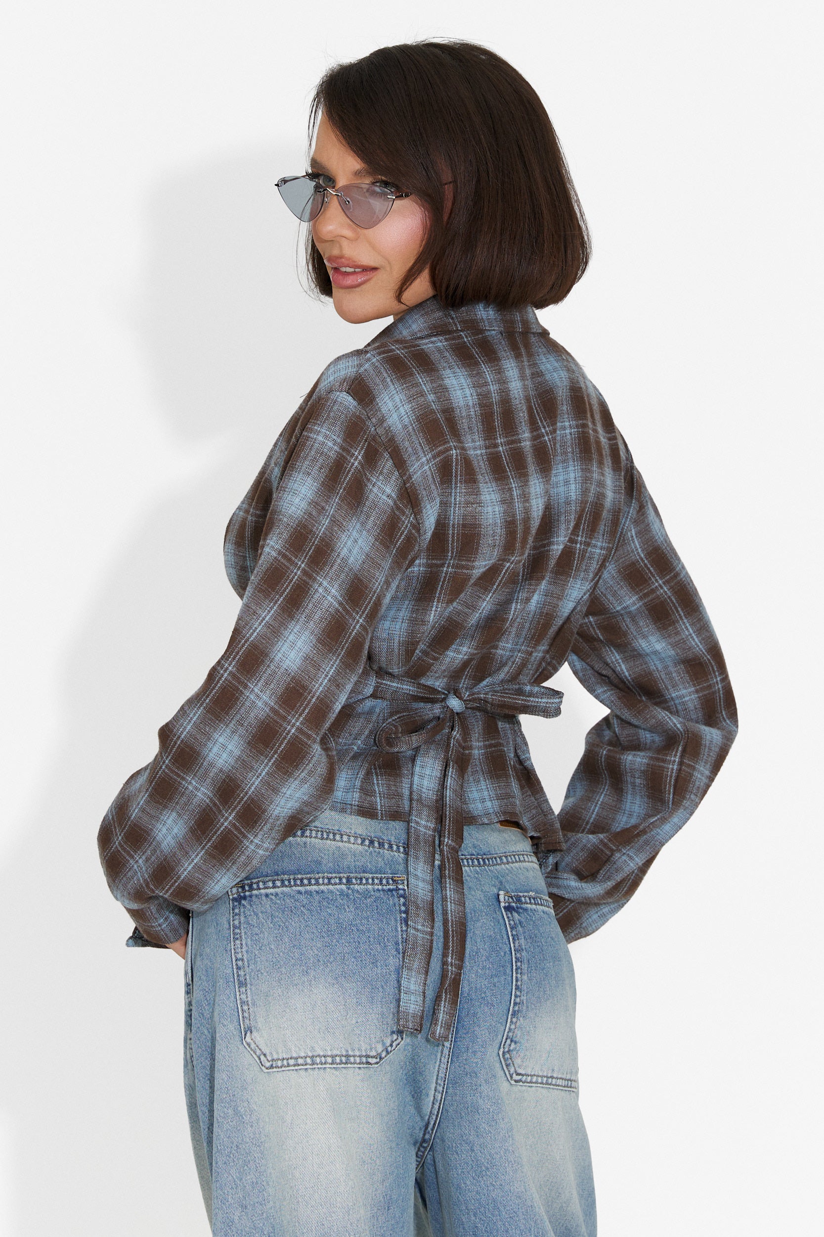 Camicia casual blu da donna Tamalia Bogas