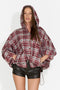 Camicia da donna casual bordeaux Drepina Bogas