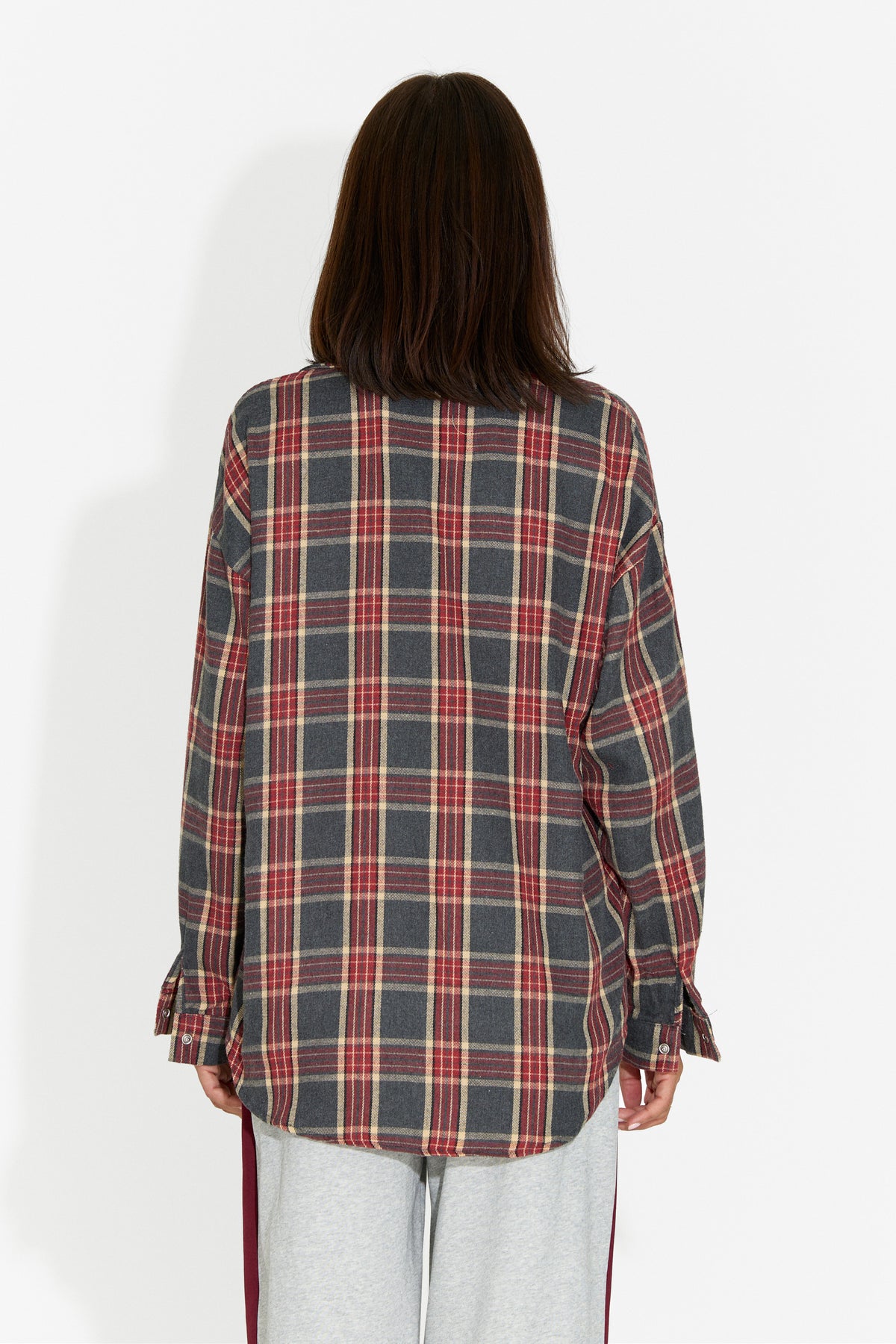 Camicia casual da donna bordeaux Importas Bogas