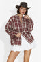 Camicia Casual Bordeaux da Donna di Letiza Bogas