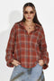 Camicia Casual da Donna in Mattone Rosso Barcely Bogas