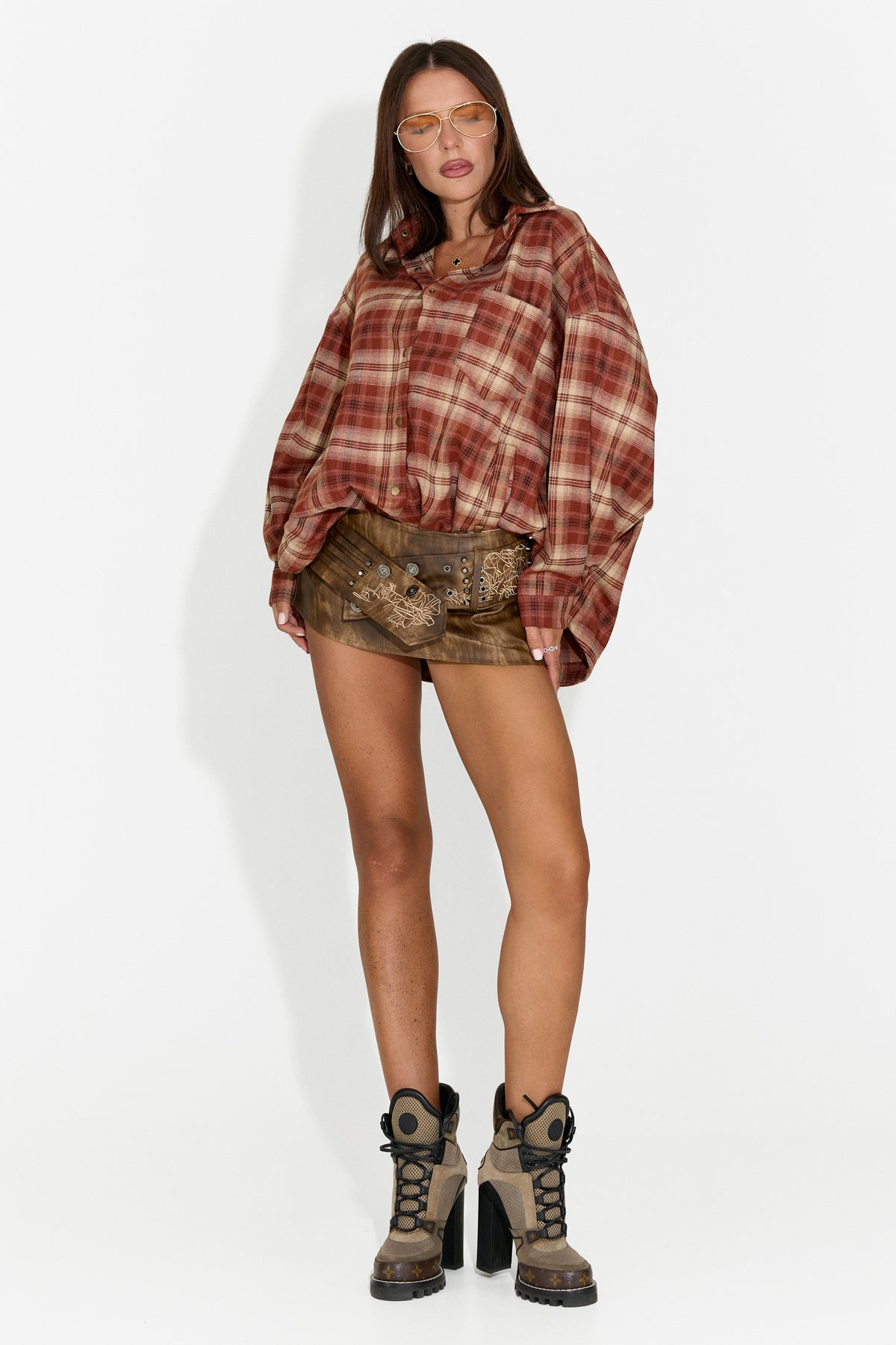 Camicia da donna casual color mattone Drafts Bogas