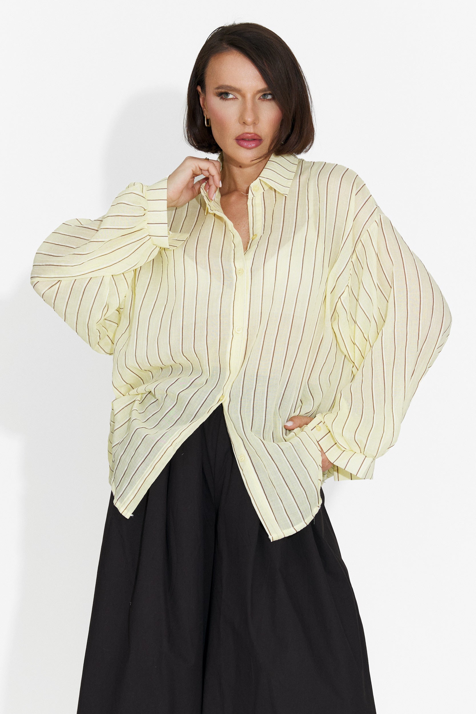 Camicia Casual Gialla da Donna Fenday Bogas