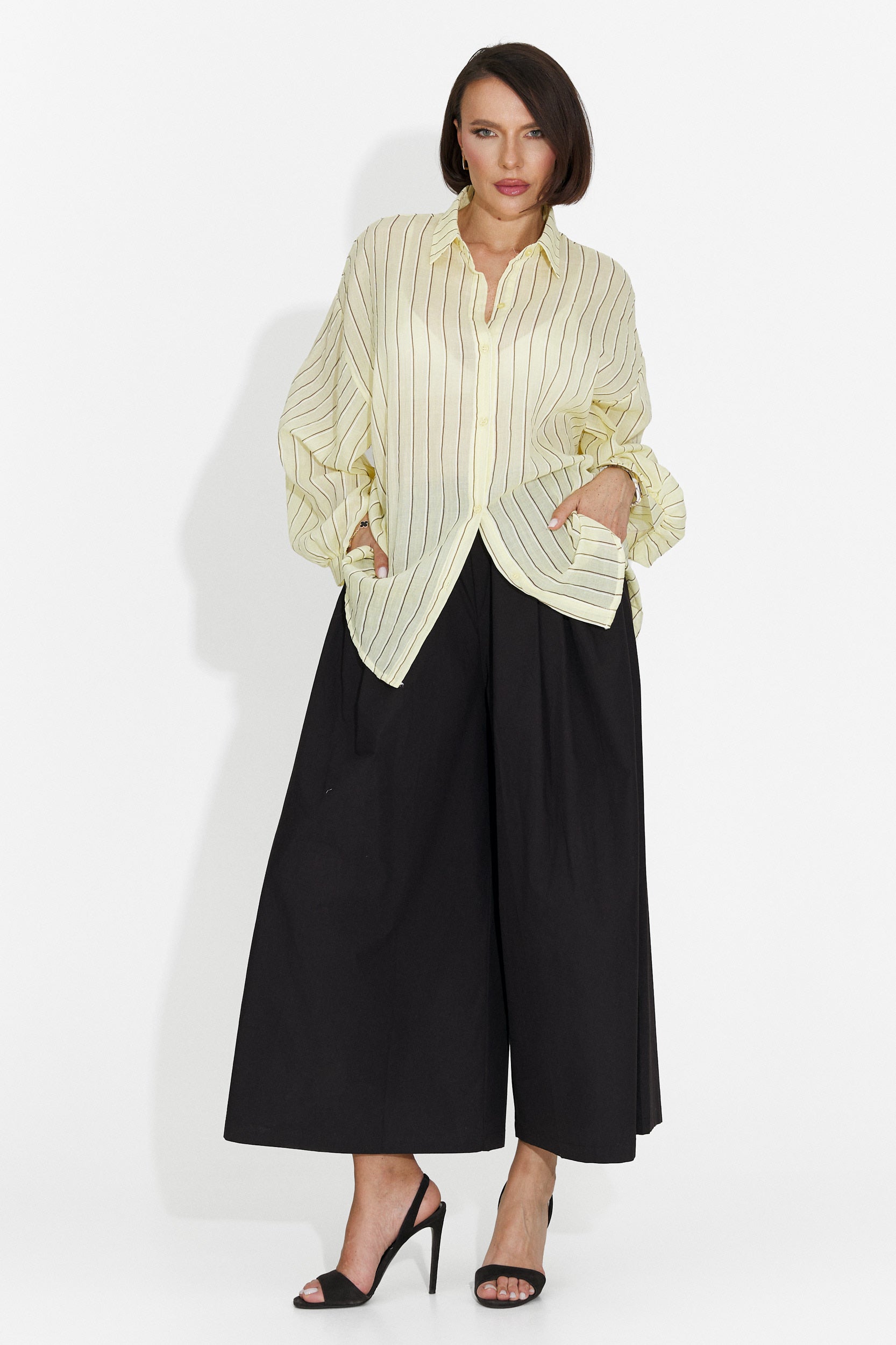 Camicia Casual Gialla da Donna Fenday Bogas