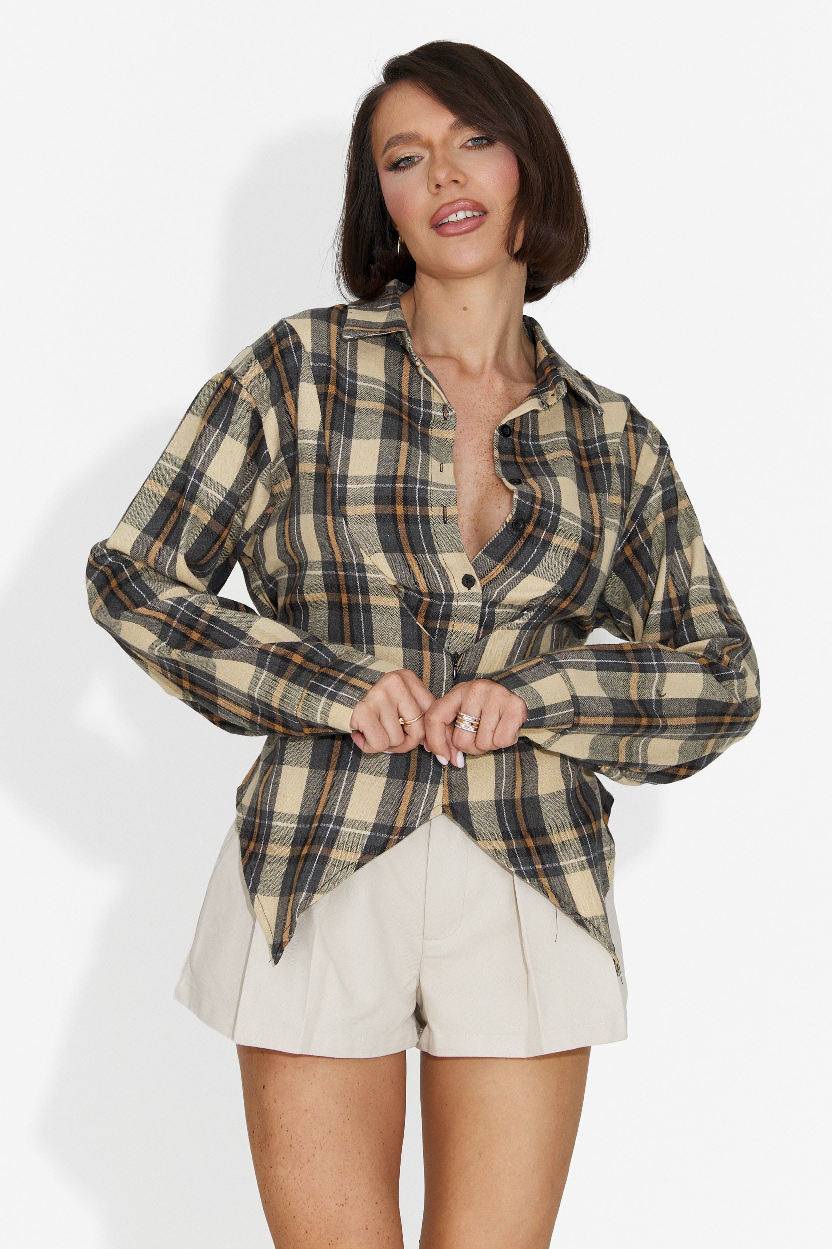 Camicia Casual Gialla da Donna di Tamalia Bogas