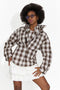 Camicia Casual Marrone da Donna di Jomelia Bogas