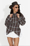 Camicia casual marrone da donna Tamalia Bogas